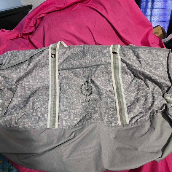 thirtyone Bags Extra Large Storage Totegrey With Dandilion Poshmark